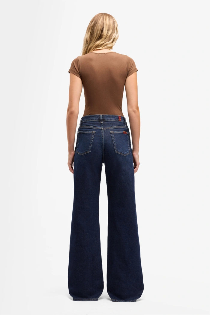 7 For All Mankind Lotta Wide Leg Jeans in Luxe Vintage 7UG20A91