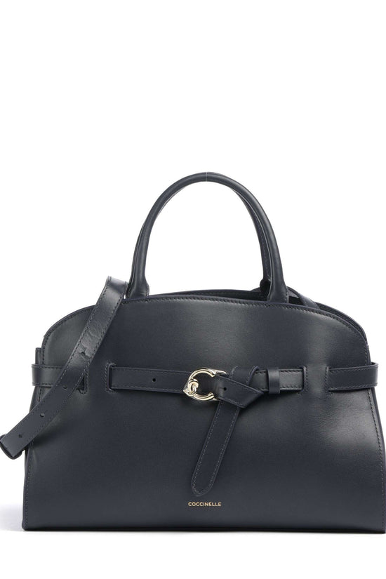 Coccinelle Midnight Blue Fine Grain Leather Bag