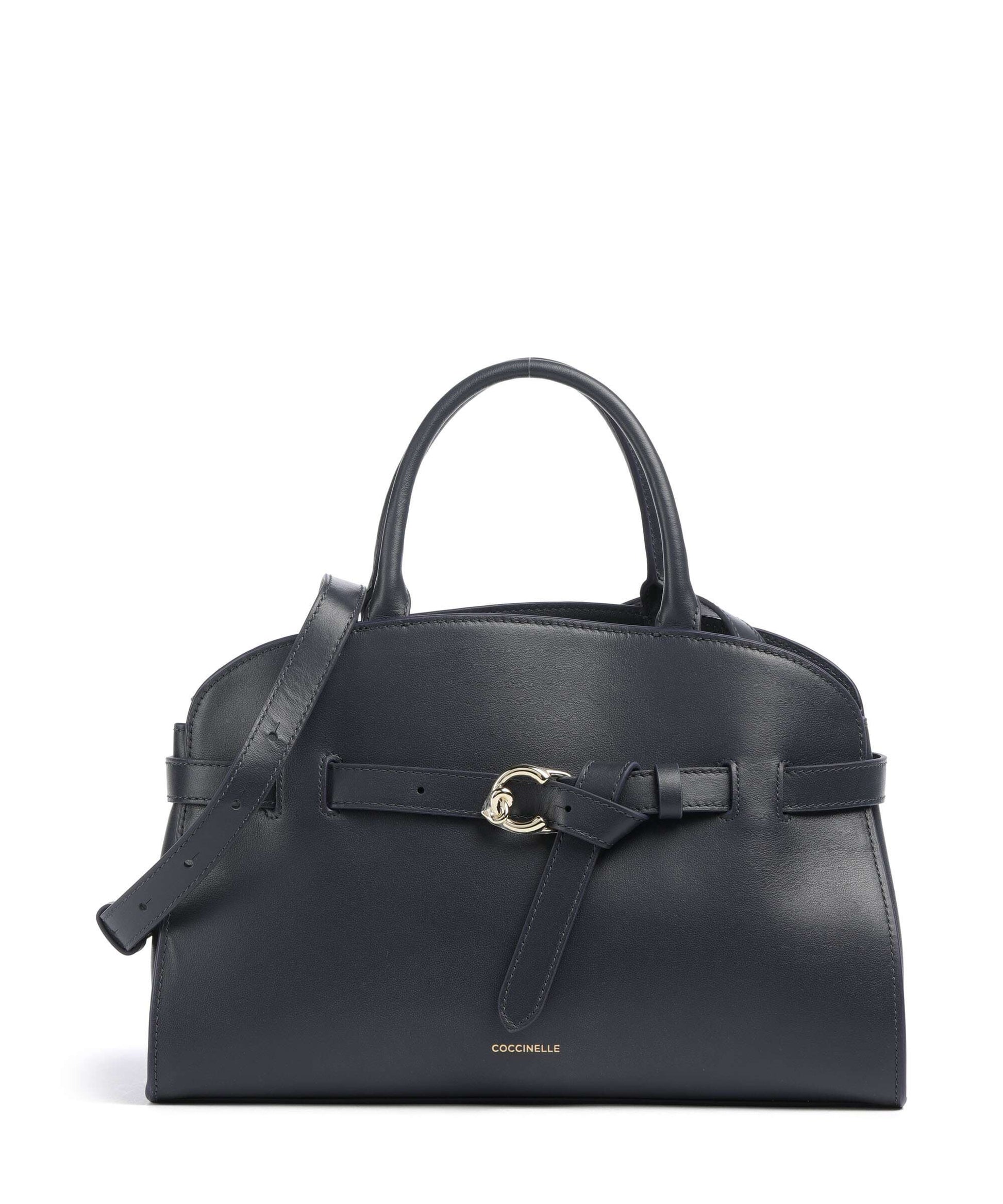 Coccinelle Midnight Blue Fine Grain Leather Bag