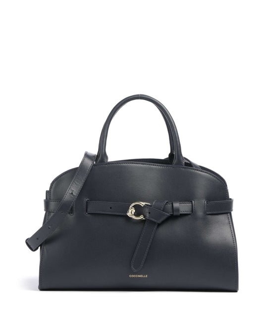 Coccinelle Midnight Blue Fine Grain Leather Bag