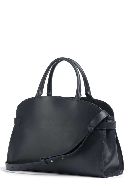 Coccinelle Midnight Blue Fine Grain Leather Bag