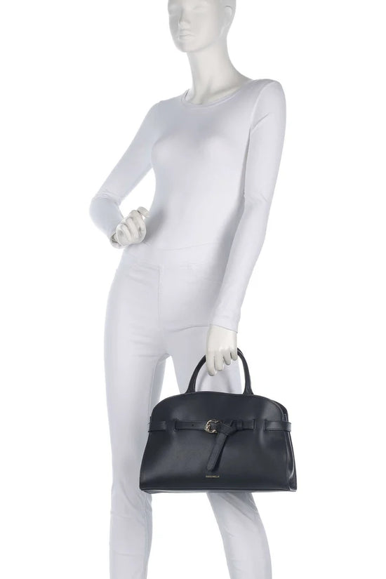 Coccinelle Midnight Blue Fine Grain Leather Bag