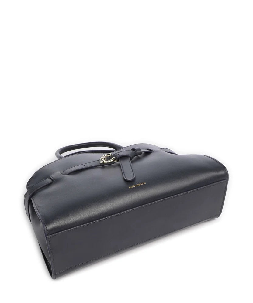 Coccinelle Midnight Blue Fine Grain Leather Bag