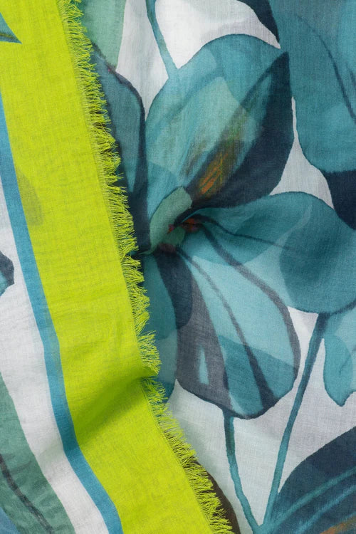 Luisa Cerano hawaiian print scarf 818454