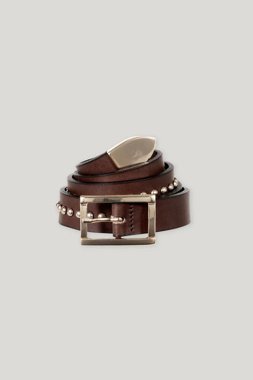 Luisa Cerano studded leather belt 828490