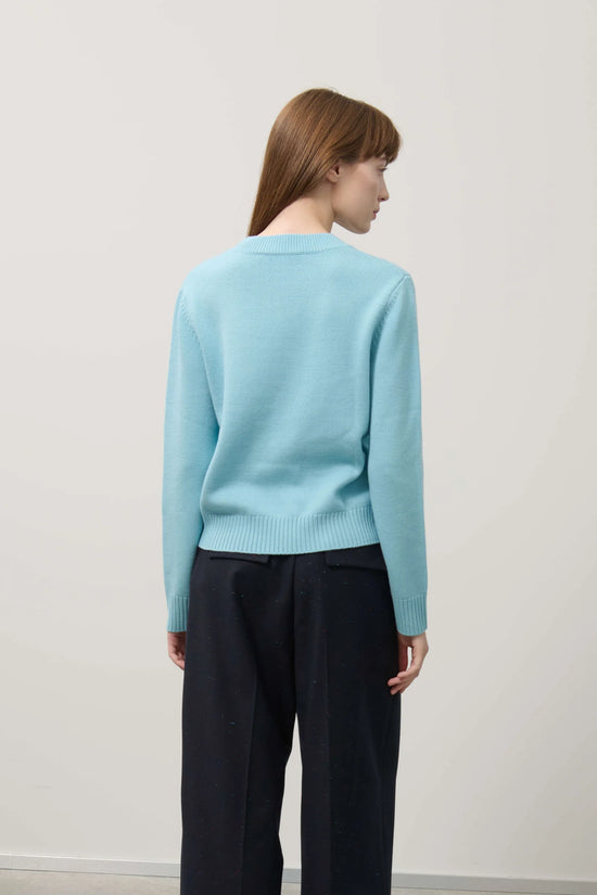 Beatrice b embroidered flower sweater 25FA8705
