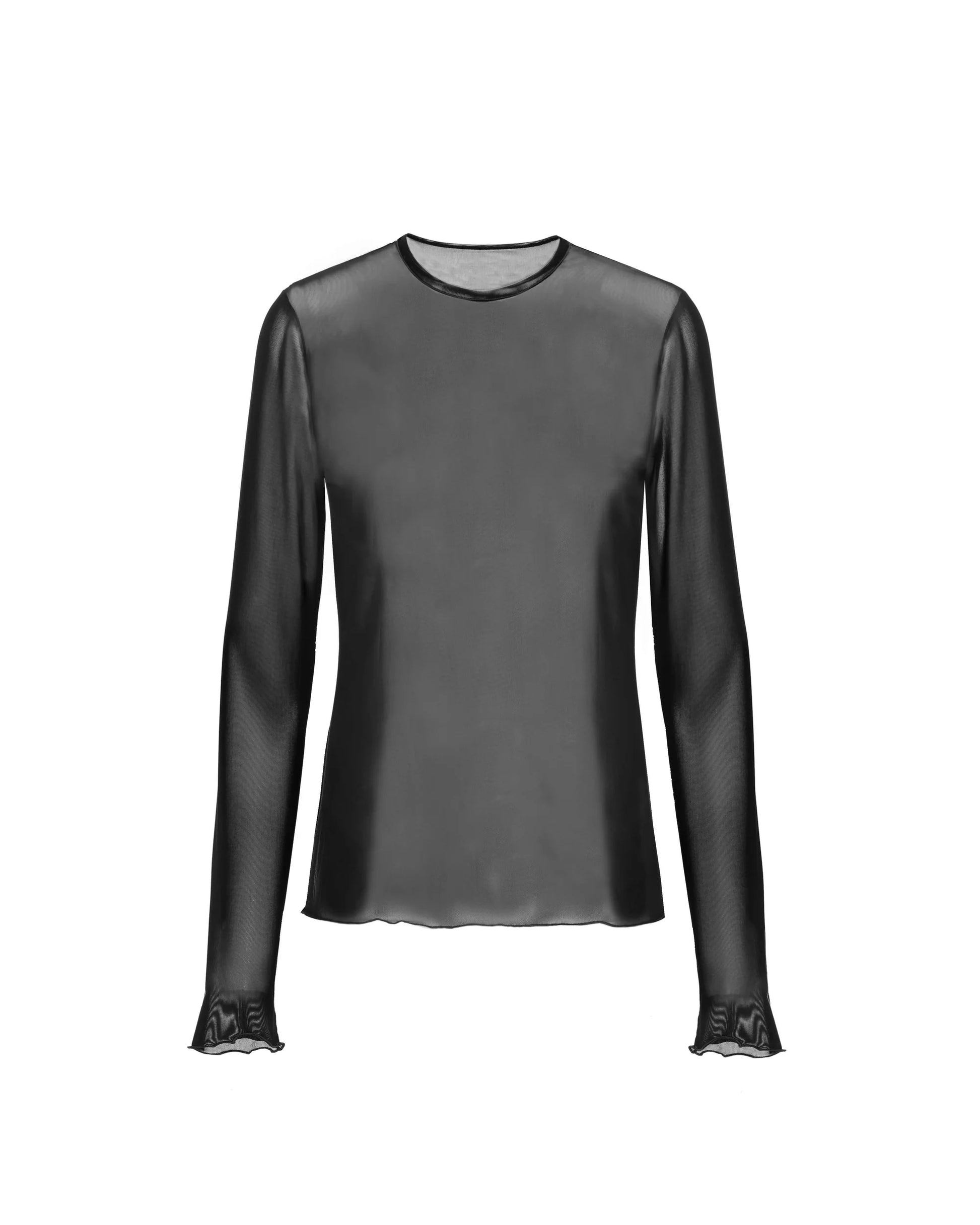Beatrice b long sleeve tulle top 25FA8724