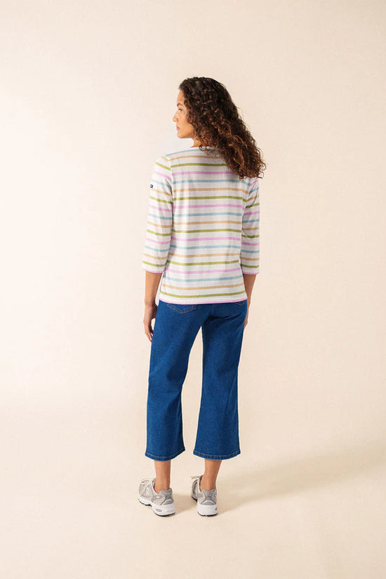 Saint James Pnk stripe T-shirt.
