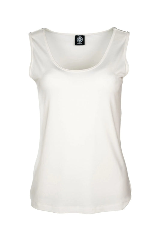 Faber white sleeveless top 93703