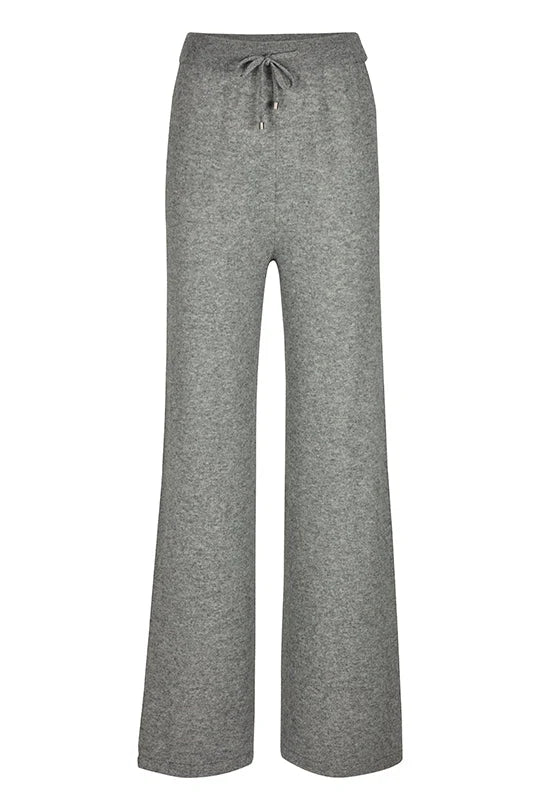 Faber Titanium Grey Cashmere Blend Knitted Trousers