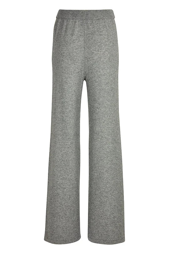 Faber Titanium Grey Cashmere Blend Knitted Trousers