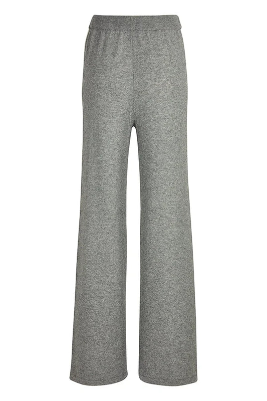 Faber Titanium Grey Cashmere Blend Knitted Trousers