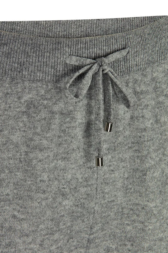 Faber Titanium Grey Cashmere Blend Knitted Trousers