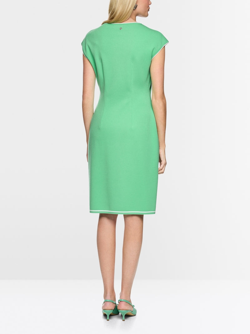 Marc Cain Jade Figure Hugging V Neckline Fine Knit Midi Dress AC21.25 M11