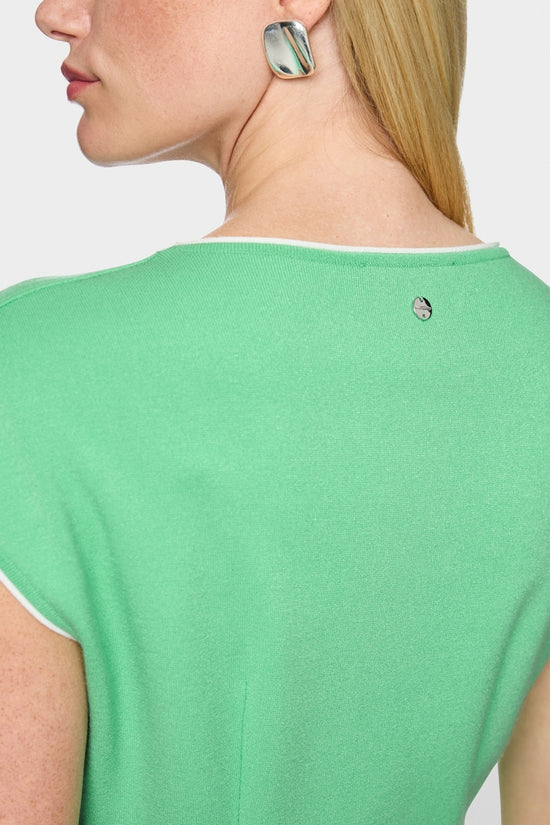 Marc Cain Jade Figure Hugging V Neckline Fine Knit Midi Dress AC21.25 M11