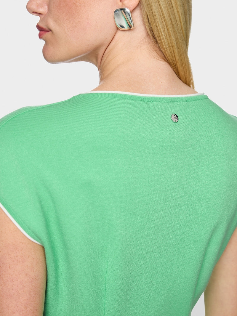 Marc Cain Jade Figure Hugging V Neckline Fine Knit Midi Dress AC21.25 M11