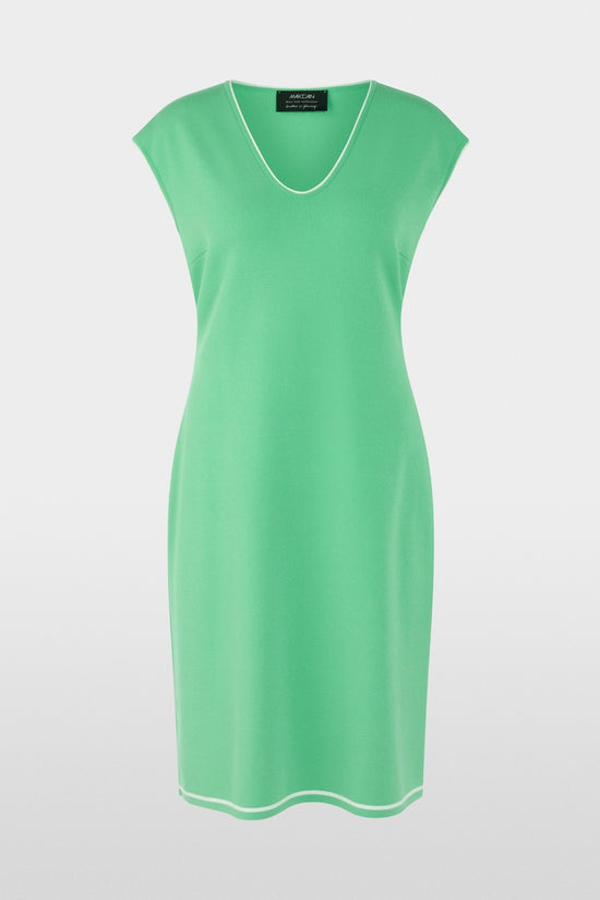 Marc Cain Jade Figure Hugging V Neckline Fine Knit Midi Dress AC21.25 M11