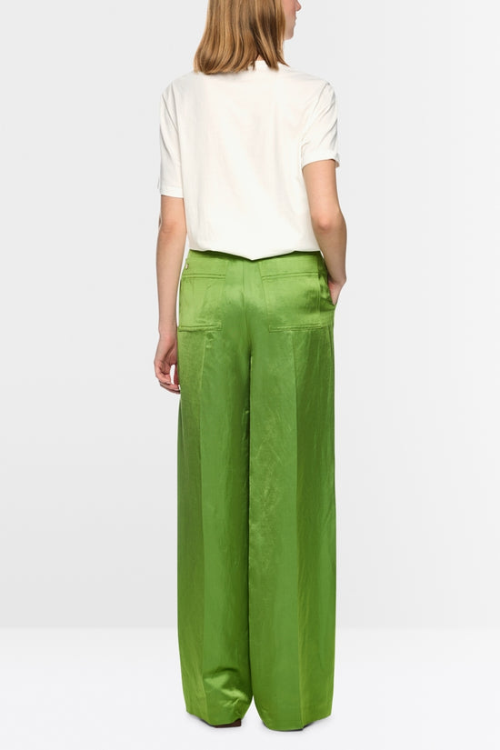Marc Cain Off-White Cotton Short Sleeve T-shirt with Leopard Motif