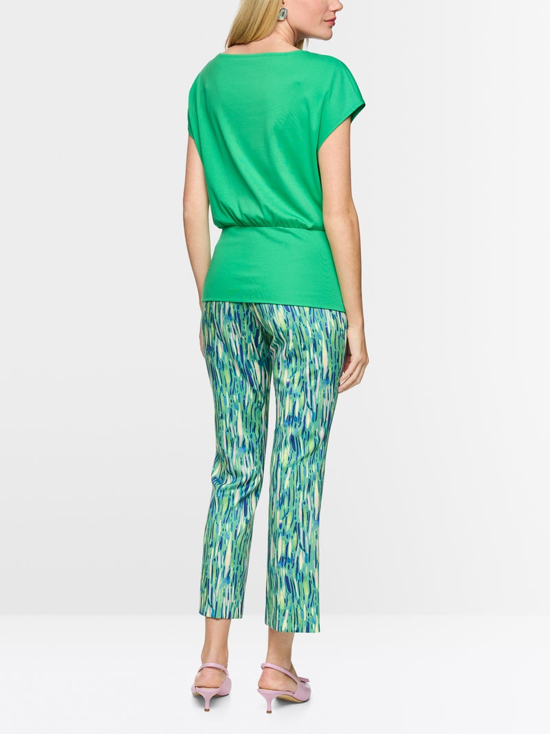 Marc Cain Jade Cap Sleeve T-Shirt with Wide Fitted Hem AC48.19 J14