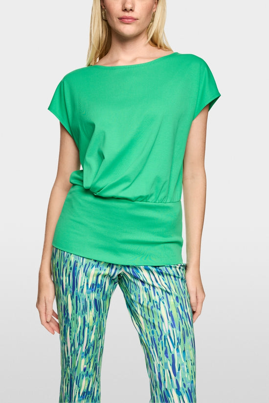 Marc Cain Jade Cap Sleeve T-Shirt with Wide Fitted Hem AC48.19 J14