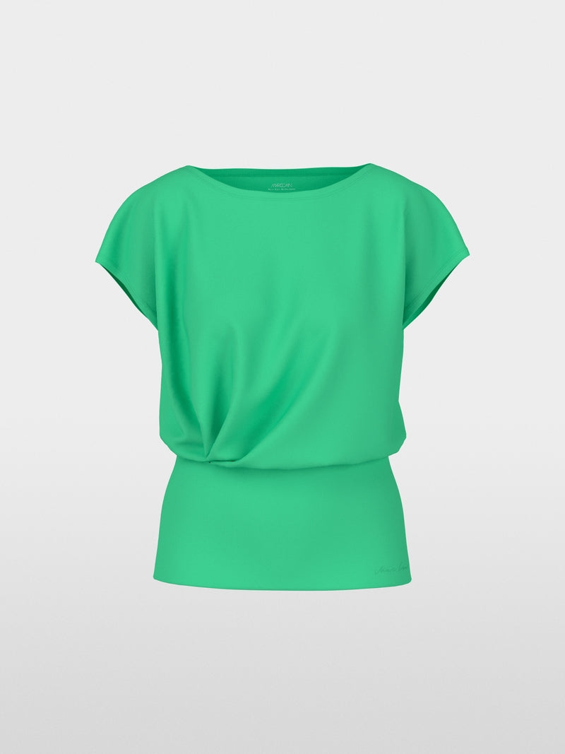 Marc Cain Jade Cap Sleeve T-Shirt with Wide Fitted Hem AC48.19 J14