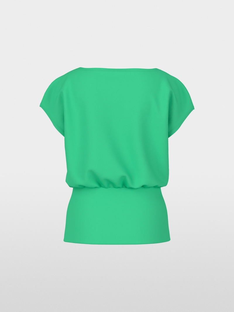 Marc Cain Jade Cap Sleeve T-Shirt with Wide Fitted Hem AC48.19 J14