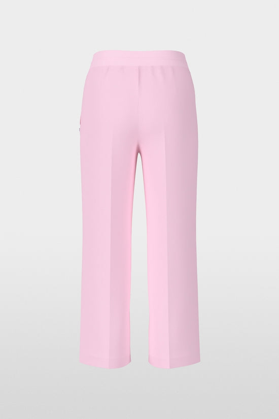 Marc Cain Pink Washington Wide Leg Crop Trousers 