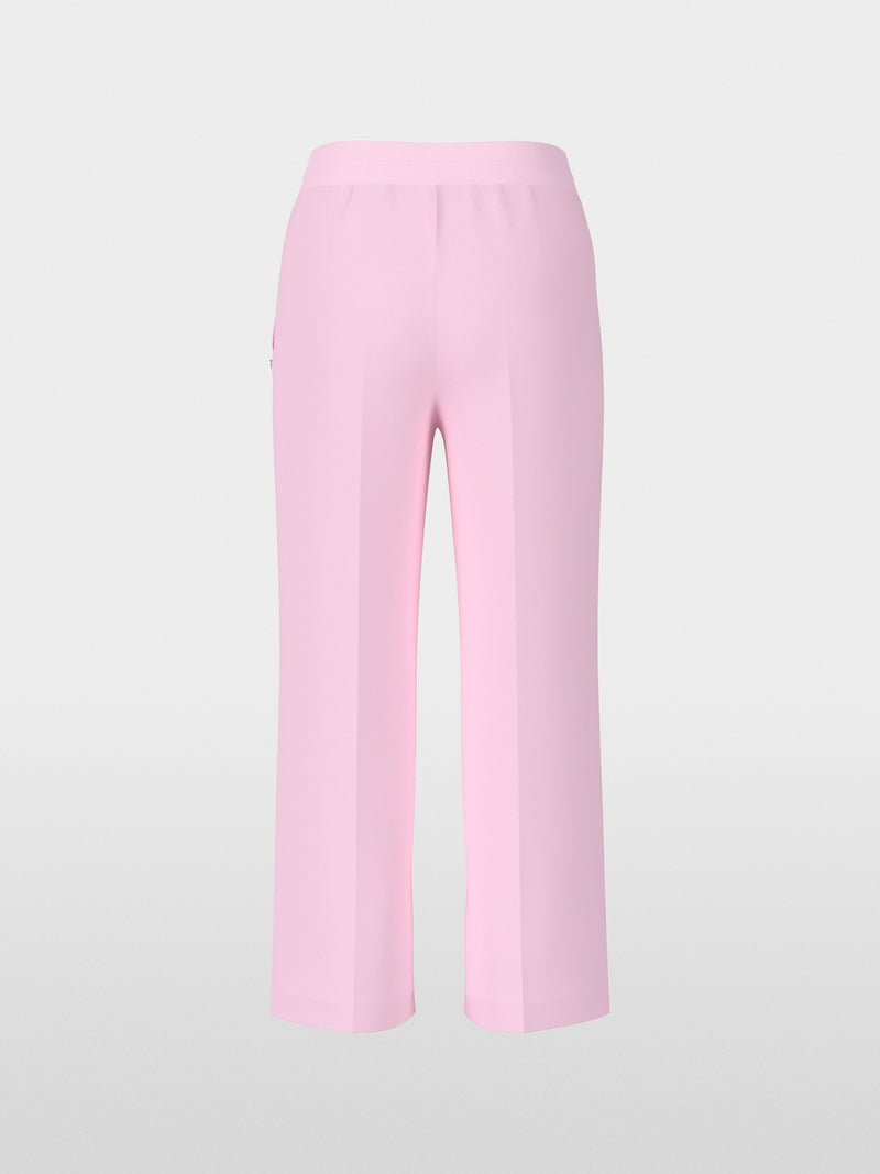 Marc Cain Pink Washington Wide Leg Crop Trousers 