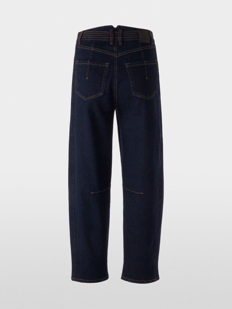 Marc Cain Indigo Ruma Barrell Leg Jeans with Contrasting Seams AC82.03 D02