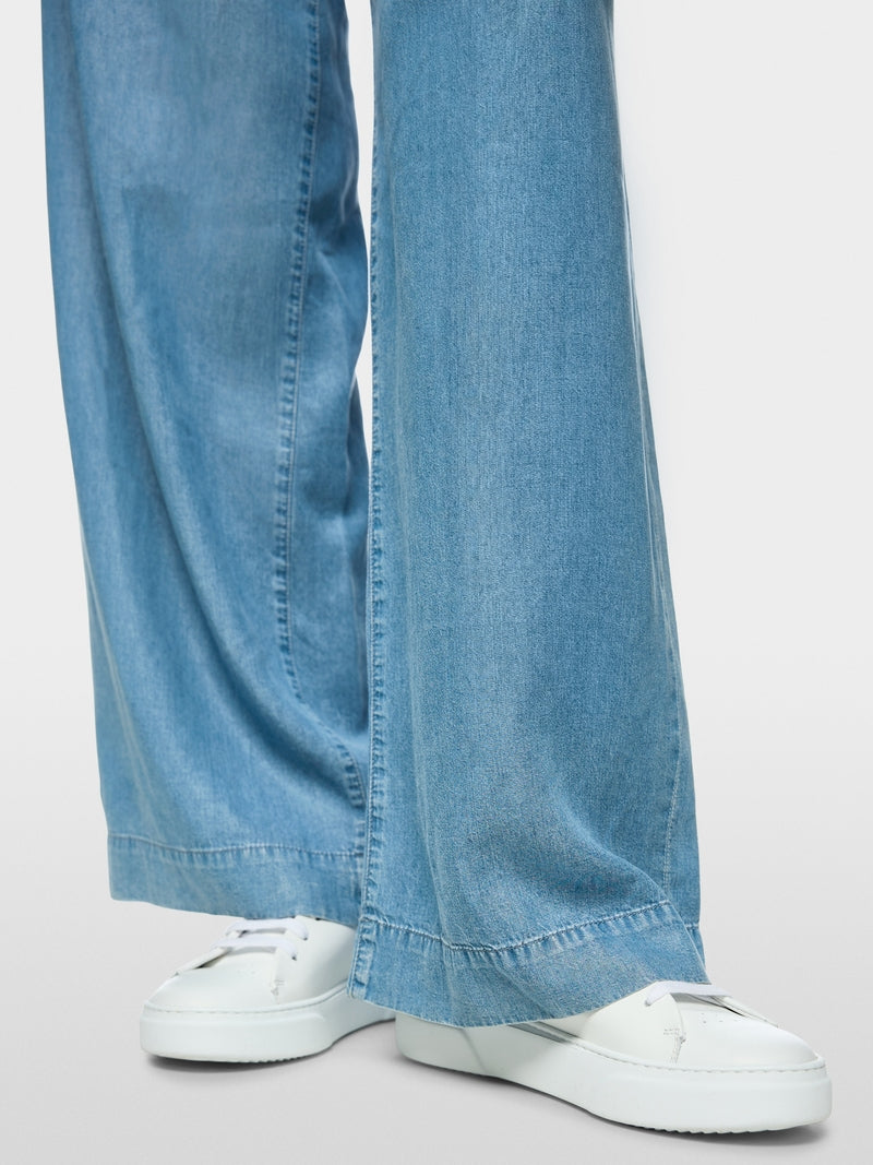Marc Cain Light Blue Denim Wichita Wide Fit Lyocell Jeans