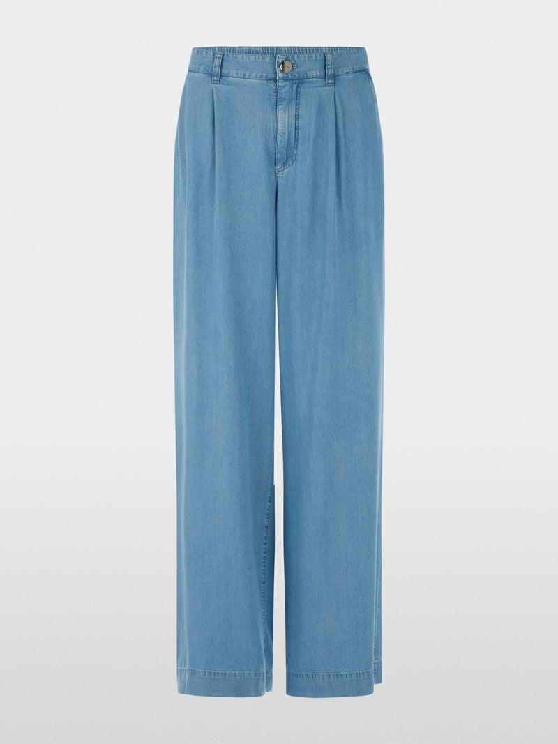 Marc Cain Light Blue Denim Wichita Wide Fit Lyocell Jeans