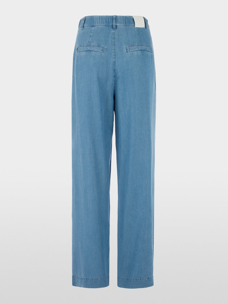 Marc Cain Light Blue Denim Wichita Wide Fit Lyocell Jeans