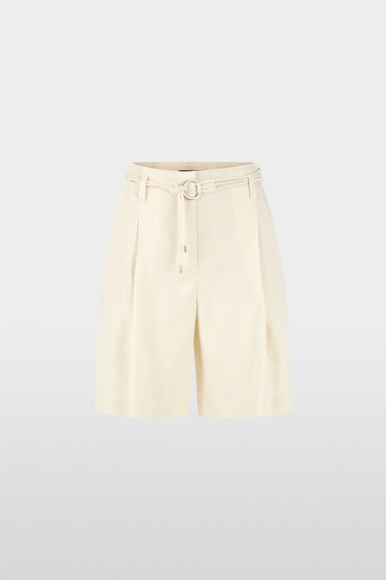 Marc Cain Ecru Warangal Linen Blend Shorts