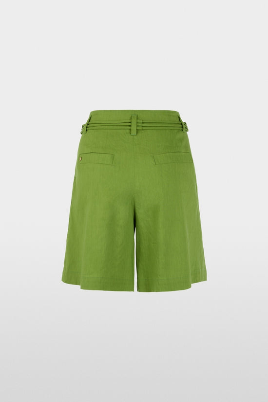 Marc Cain Green Warangal Linen Blend Shorts