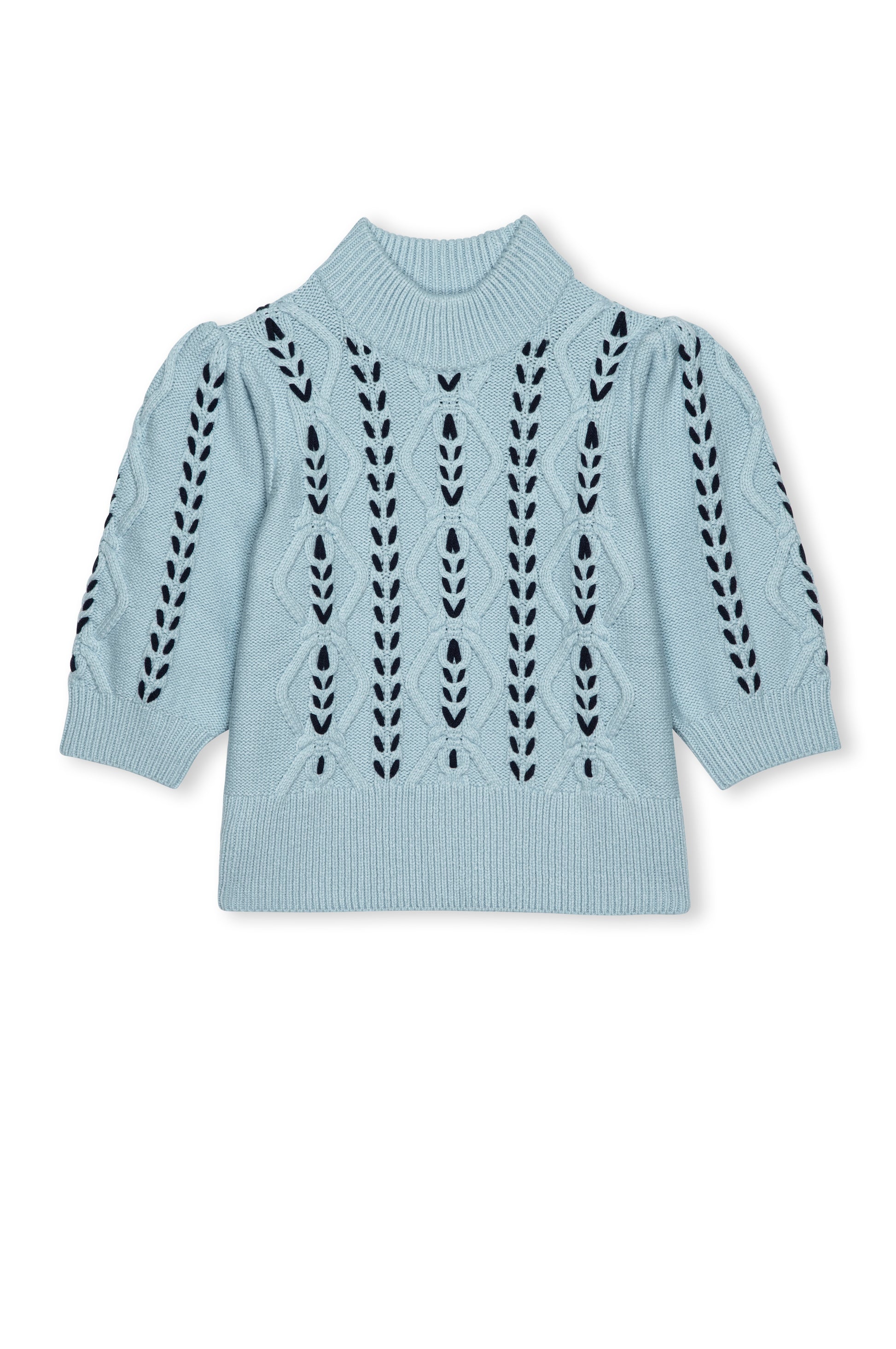 Rails short sleeve cable sweater Addy