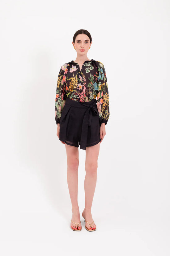 Lavi Couture Long-Sleeve Floral Shirt