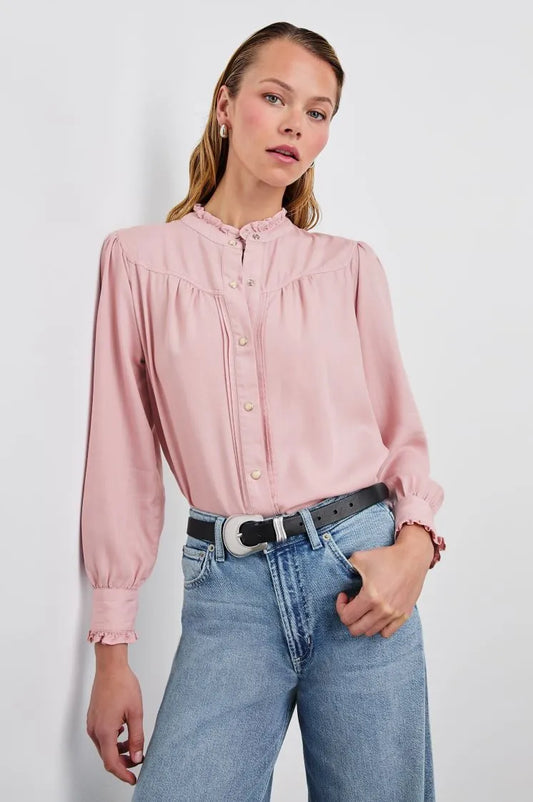 Rails frill collar shirt Alanna