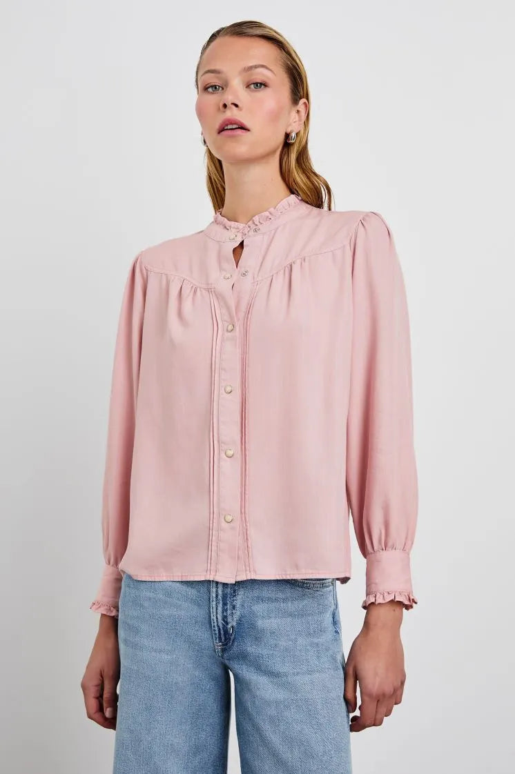 Rails frill collar shirt Alanna