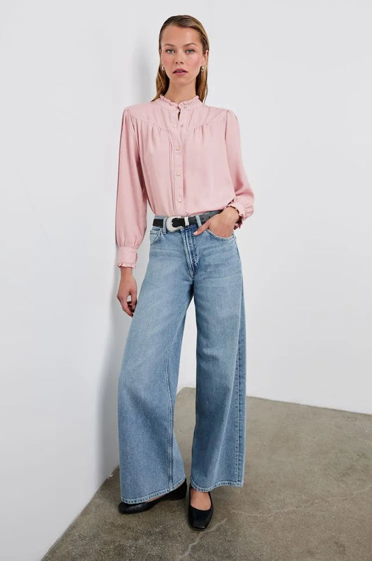 Rails frill collar shirt Alanna