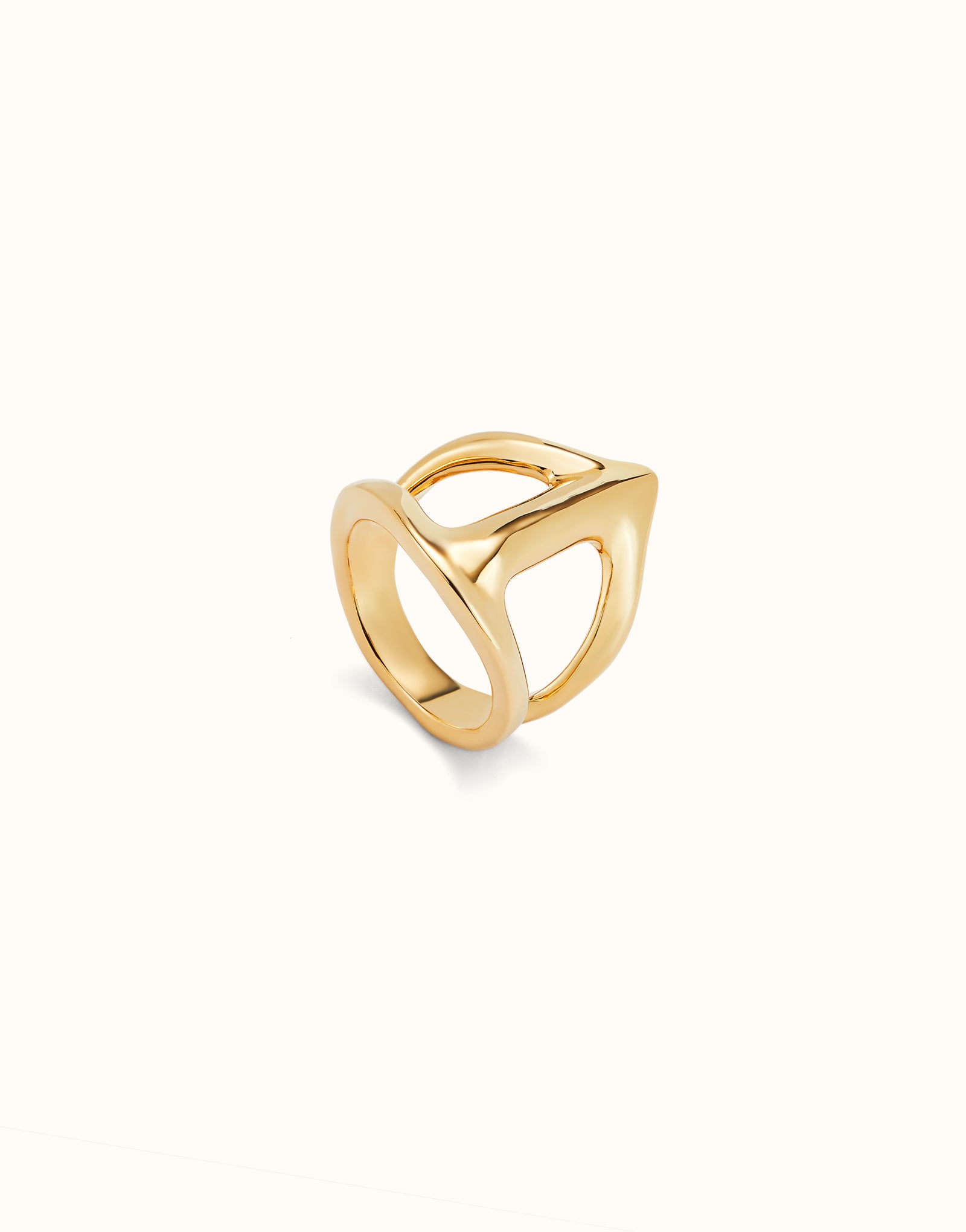 Uno de 50 Gold Manta Ray-Shaped Ring ANI0846