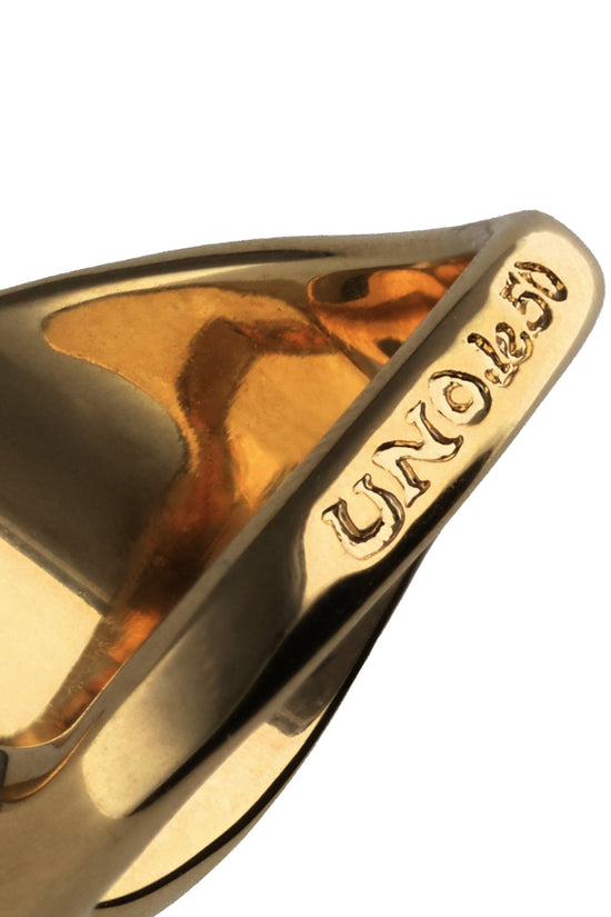 Uno de 50 Gold Ring with Irregular Rounded Shapes