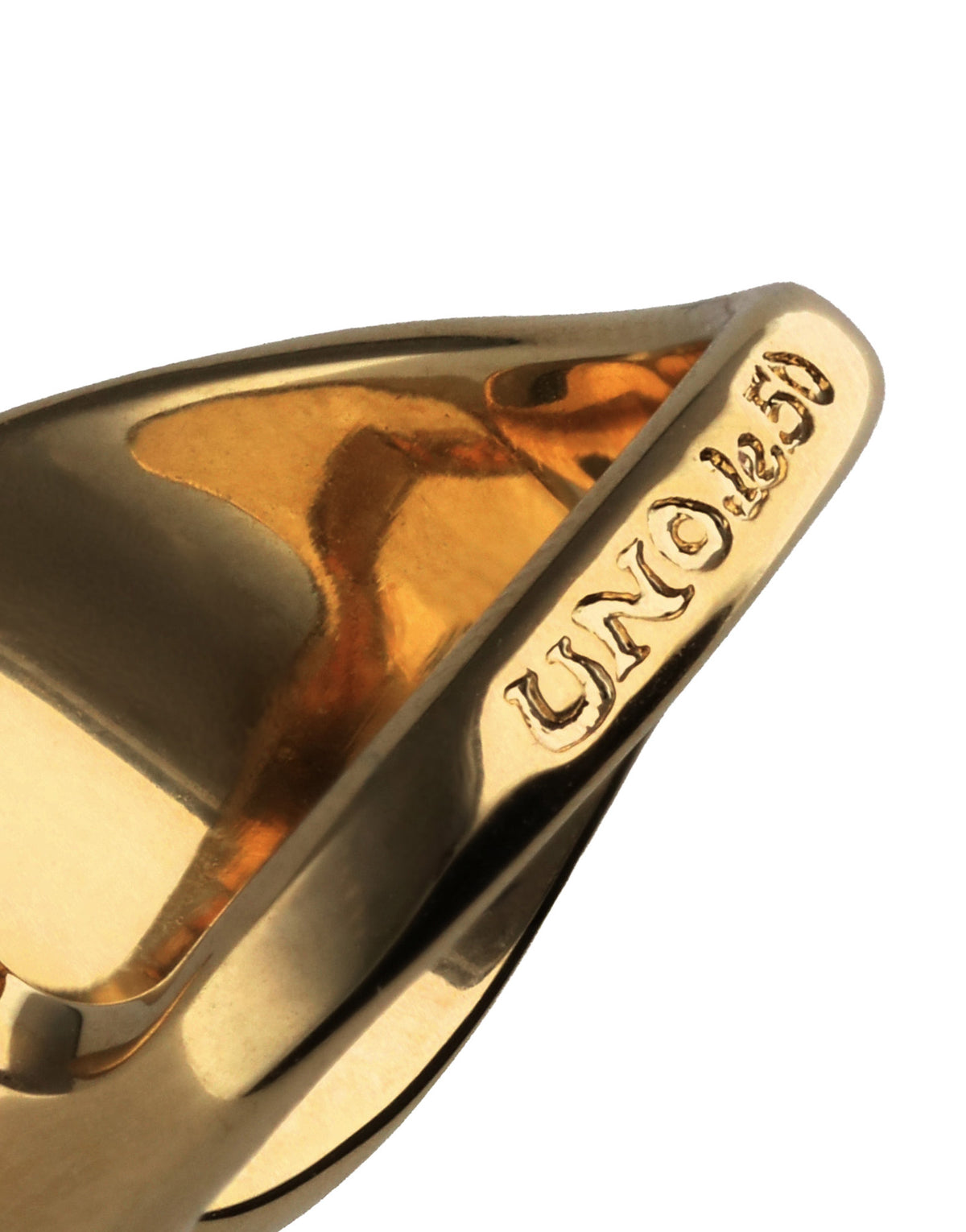 Uno de 50 Gold Ring with Irregular Rounded Shapes