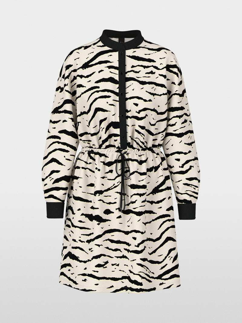 Marc Cain Sports Animal Print Loose Shirt Dress AS21.02 W56