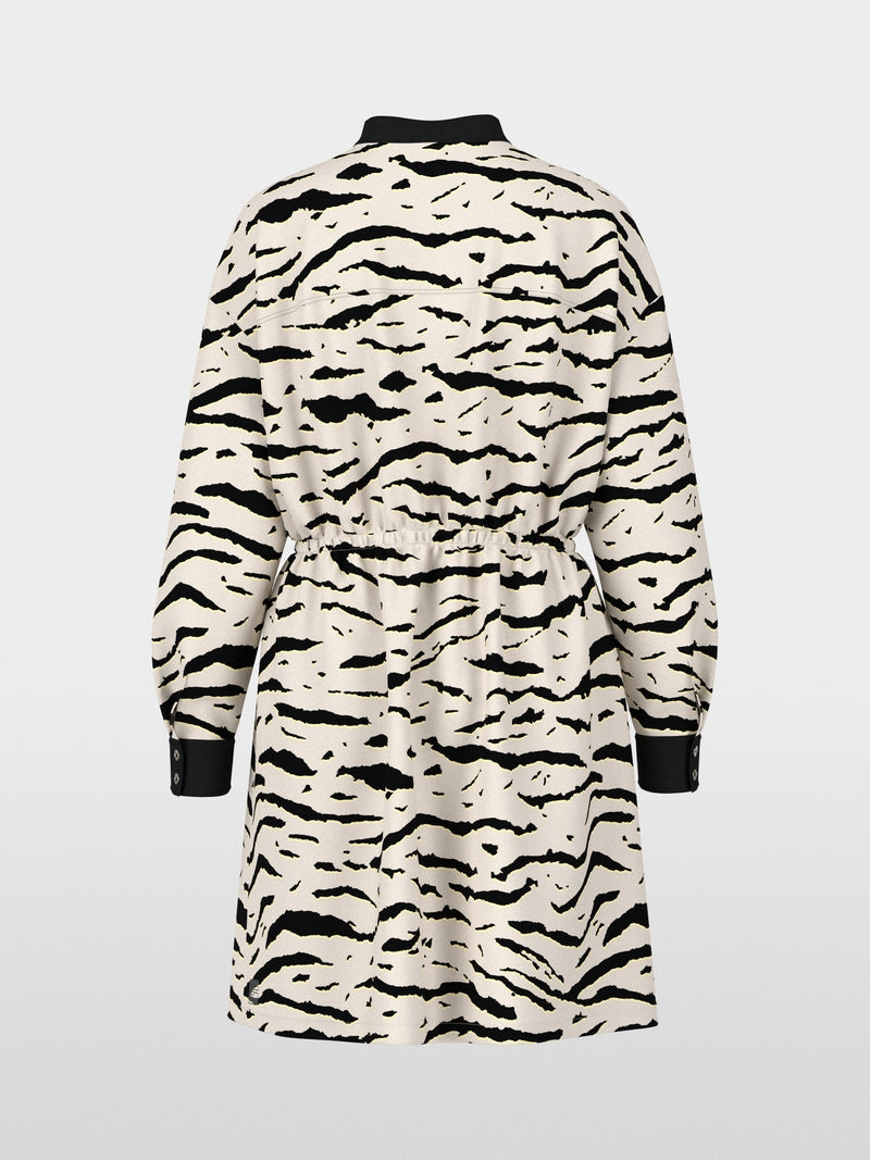 Marc Cain Sports Animal Print Loose Shirt Dress AS21.02 W56