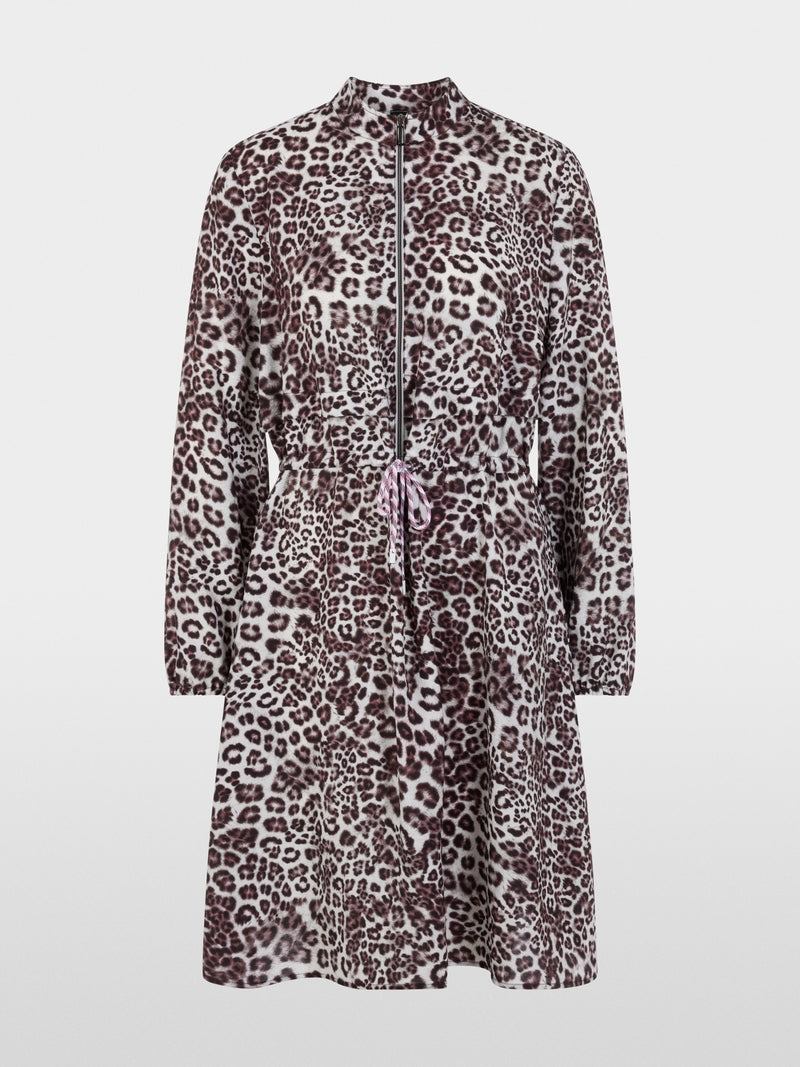 Marc Cain Sports Maroon Animal Print Short Dress AS21.16 W12