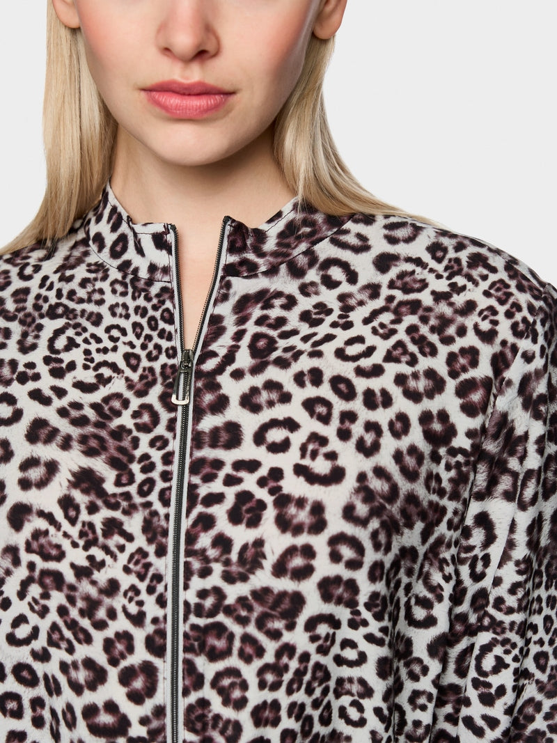 Marc Cain Sports Maroon Animal Print Short Dress AS21.16 W12