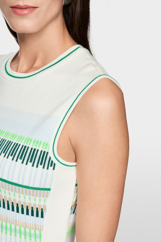 Marc Cain Sports Multicoloured Sleeveless Figure Hugging Mini Dress AS21.23 M17