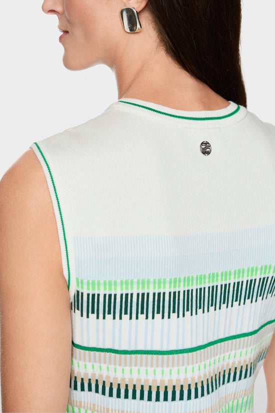 Marc Cain Sports Multicoloured Sleeveless Figure Hugging Mini Dress AS21.23 M17