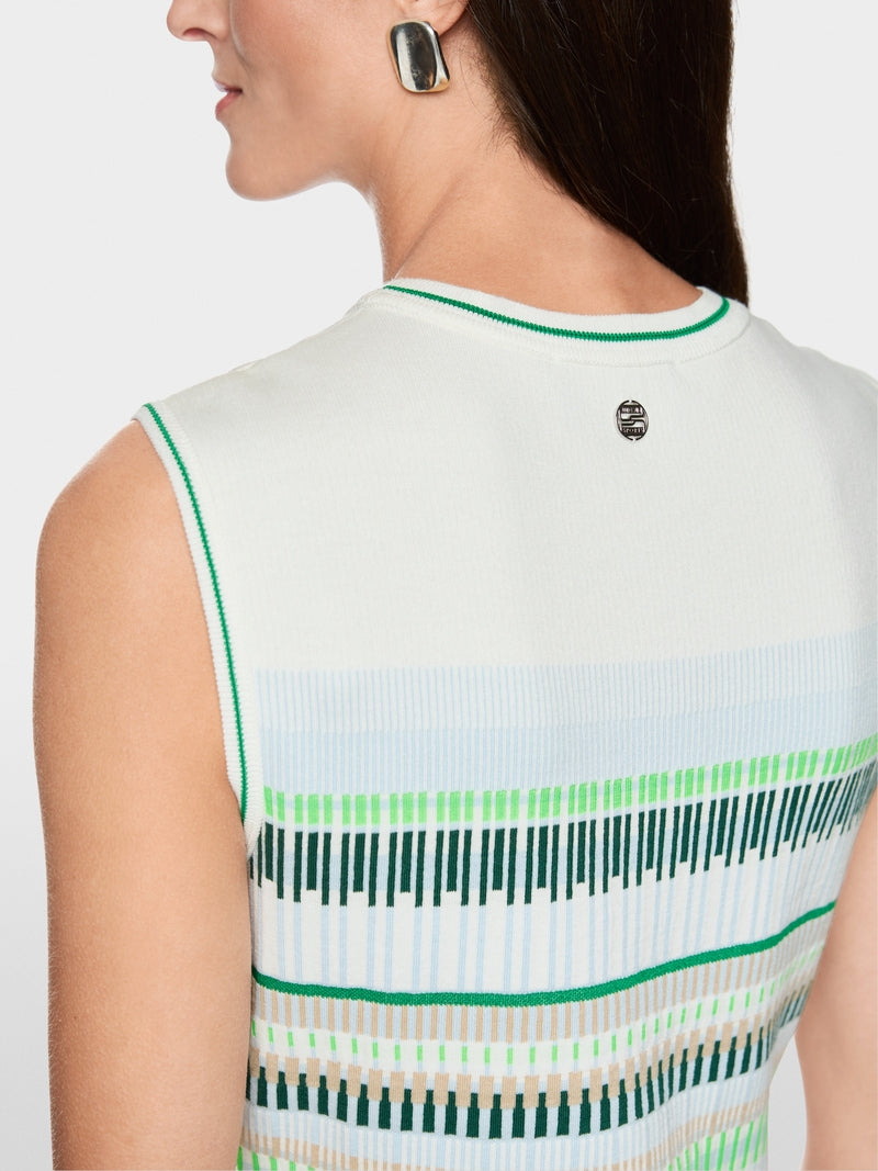 Marc Cain Sports Multicoloured Sleeveless Figure Hugging Mini Dress AS21.23 M17