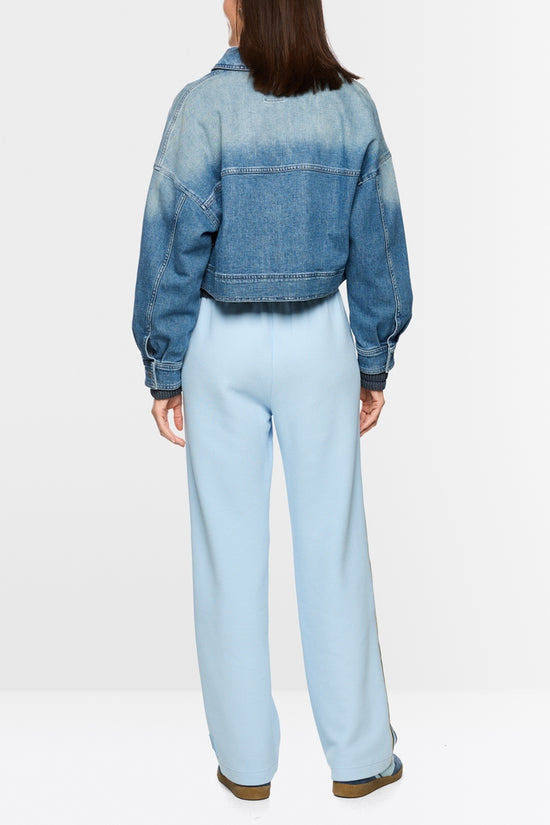 Marc Cain Sports Blue Short Denim Jacket with Zip